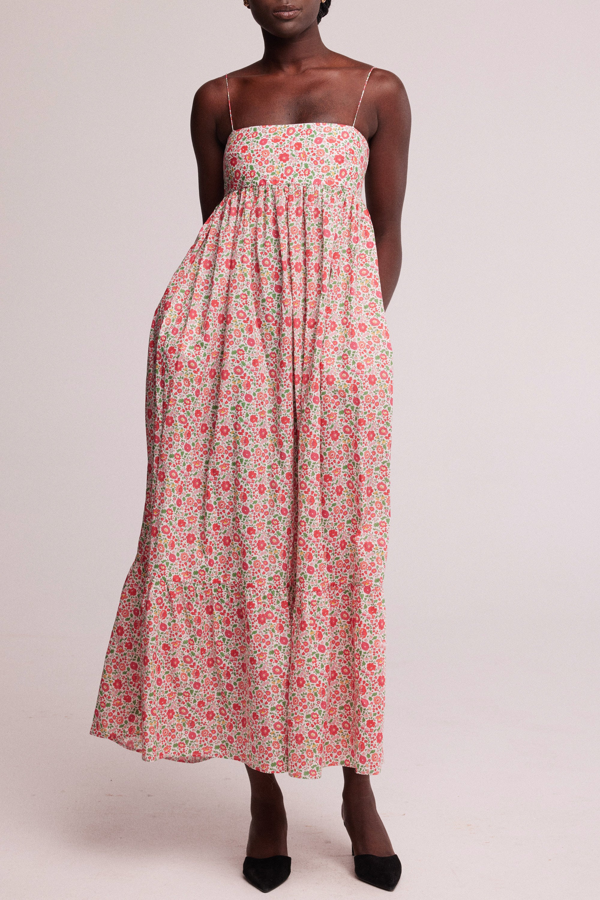 Long Ruffle Dress Sample