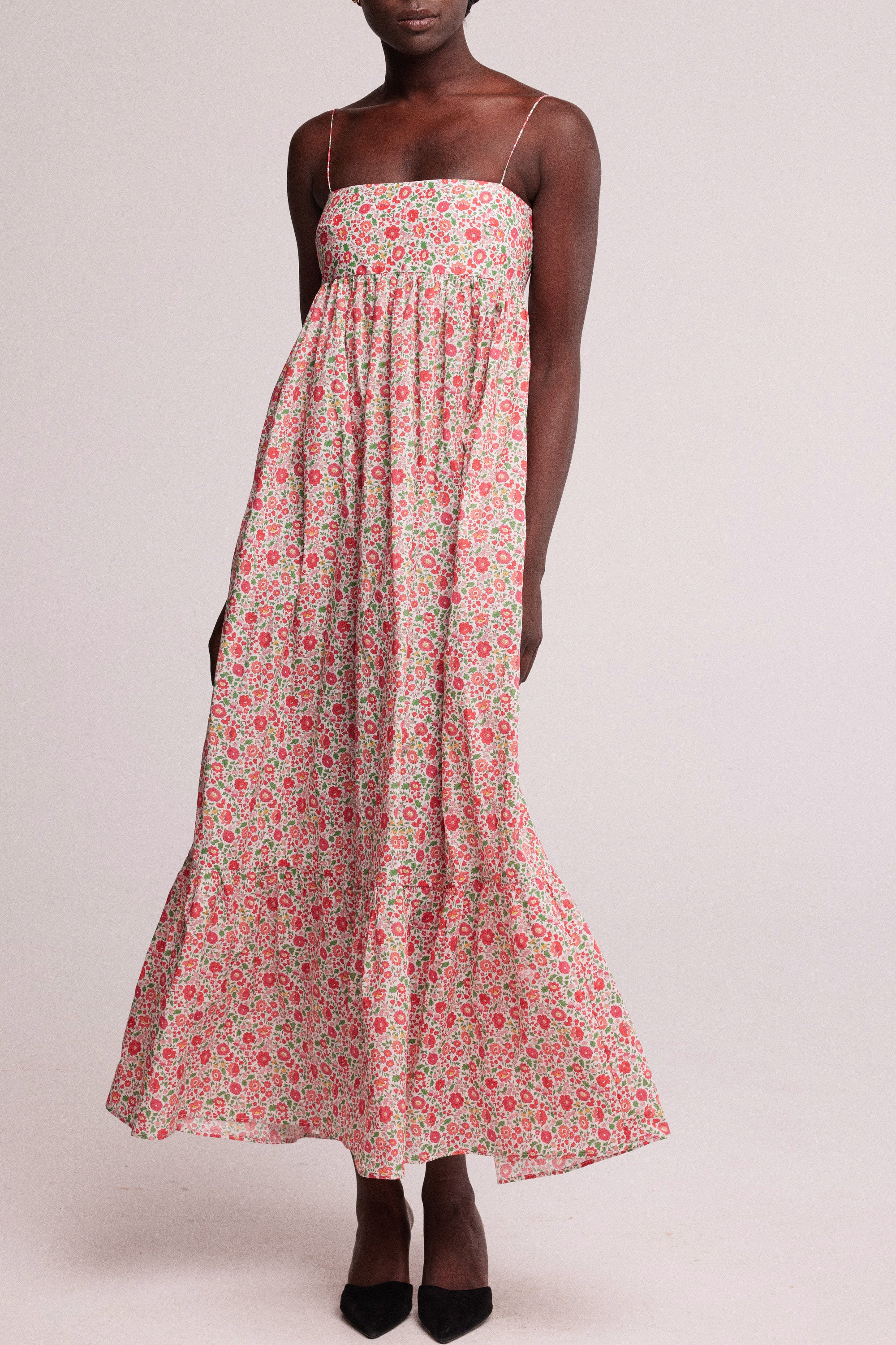 Long Ruffle Dress Sample