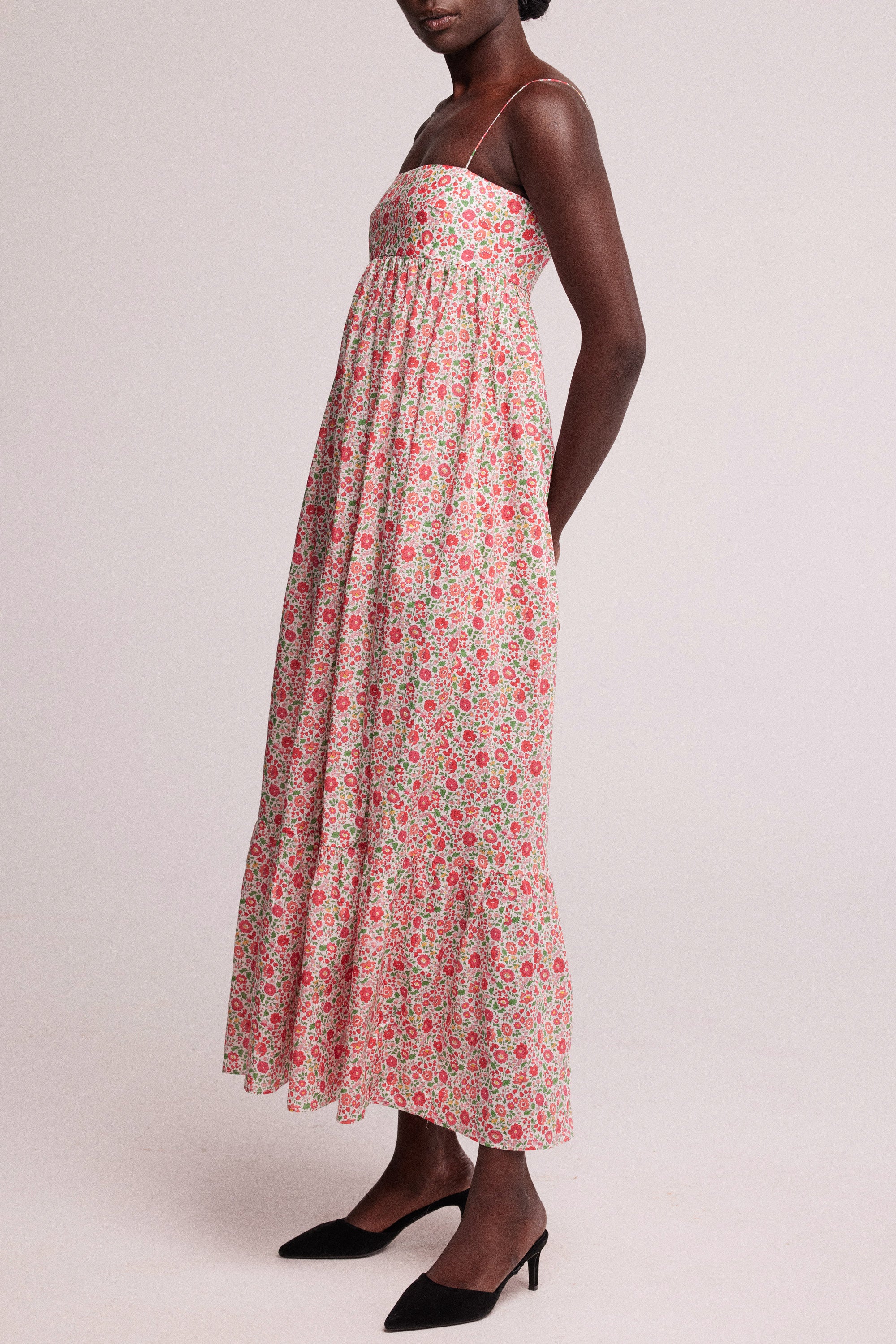 Long Ruffle Dress Sample