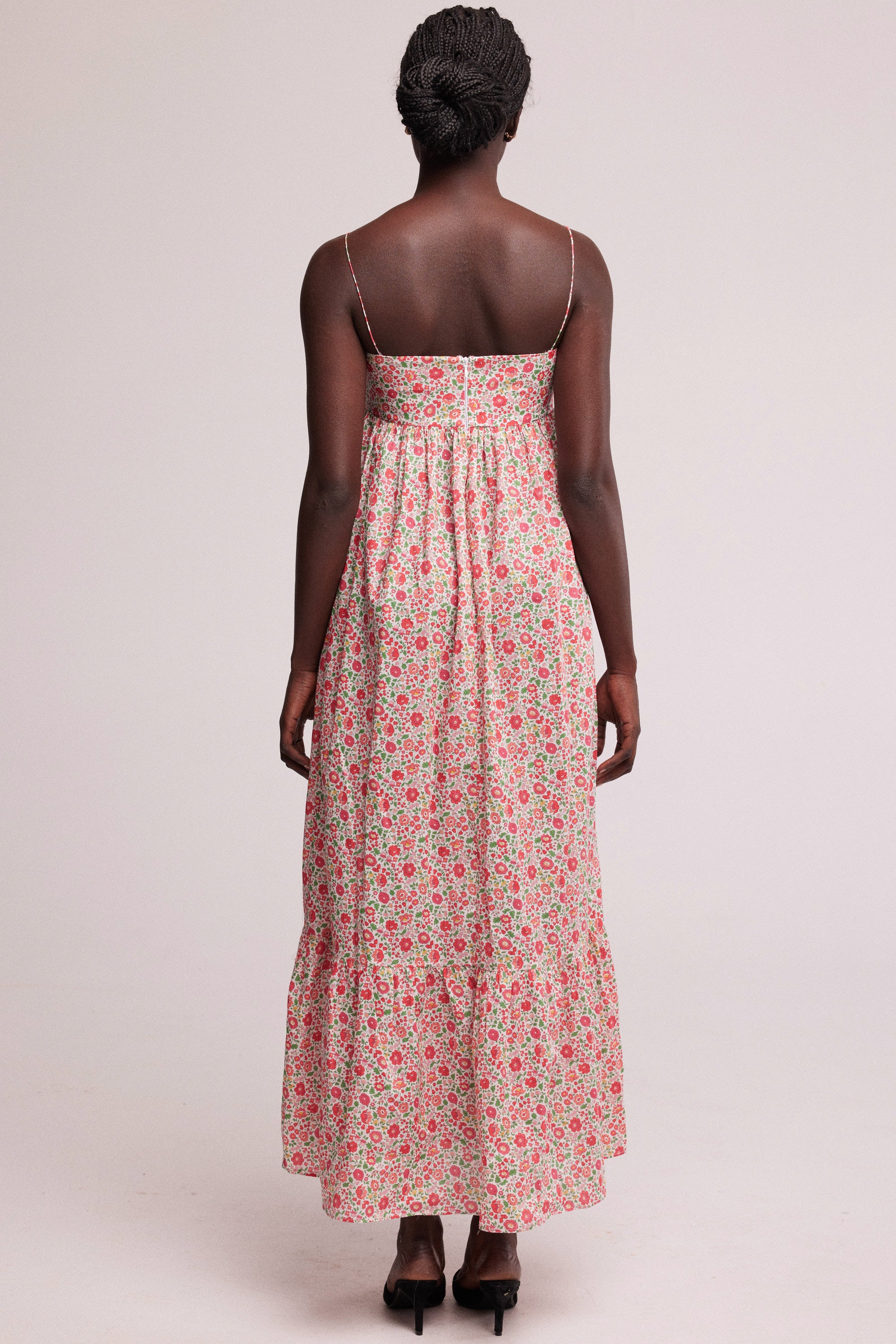 Long Ruffle Dress Sample