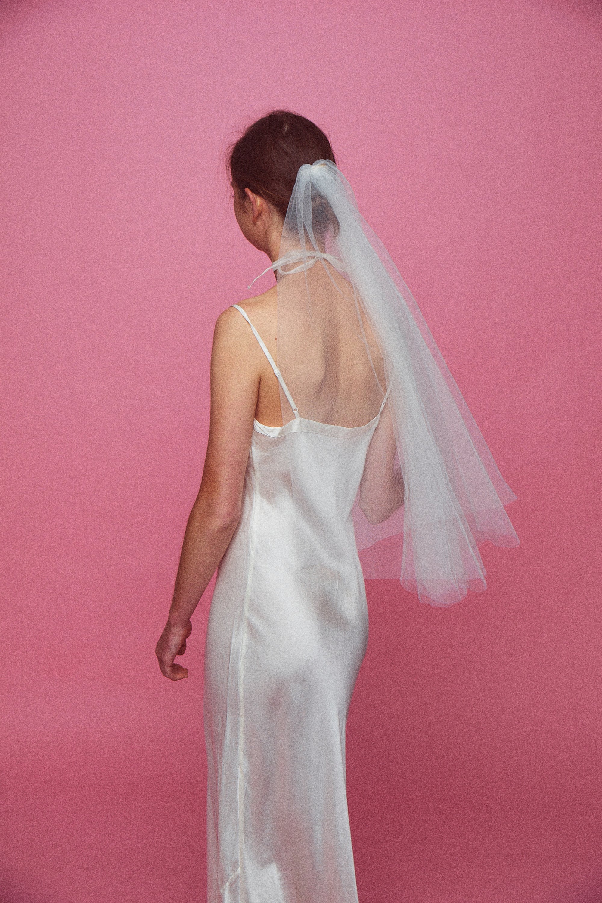 Circular Gathered Veil