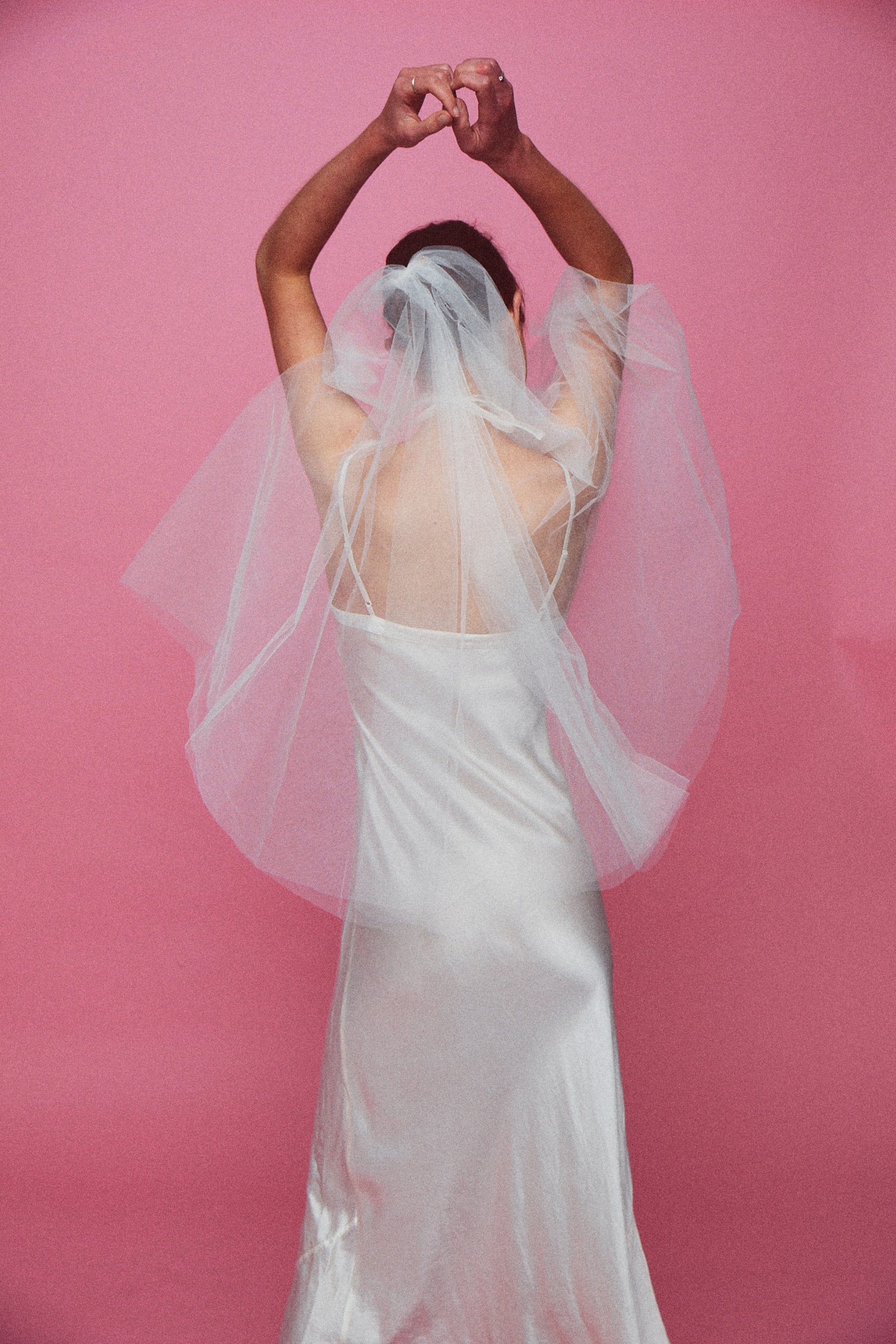Circular Gathered Veil