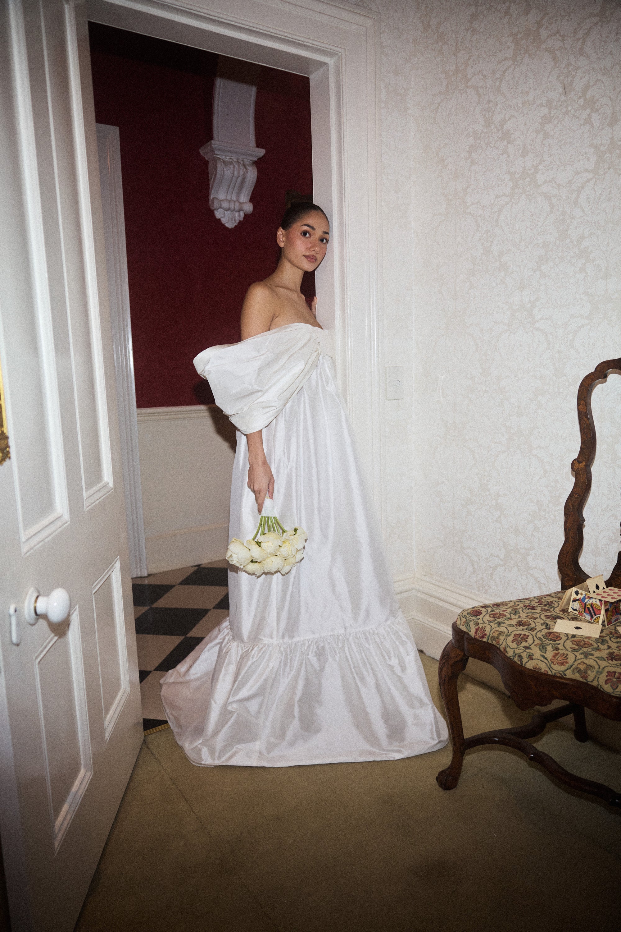 Silk Bow Gown