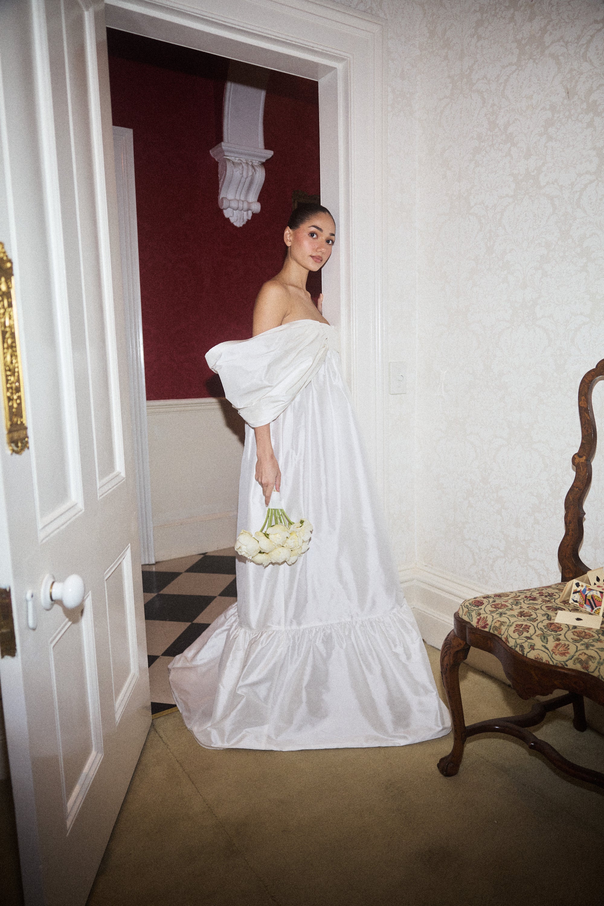 Silk Bow Gown