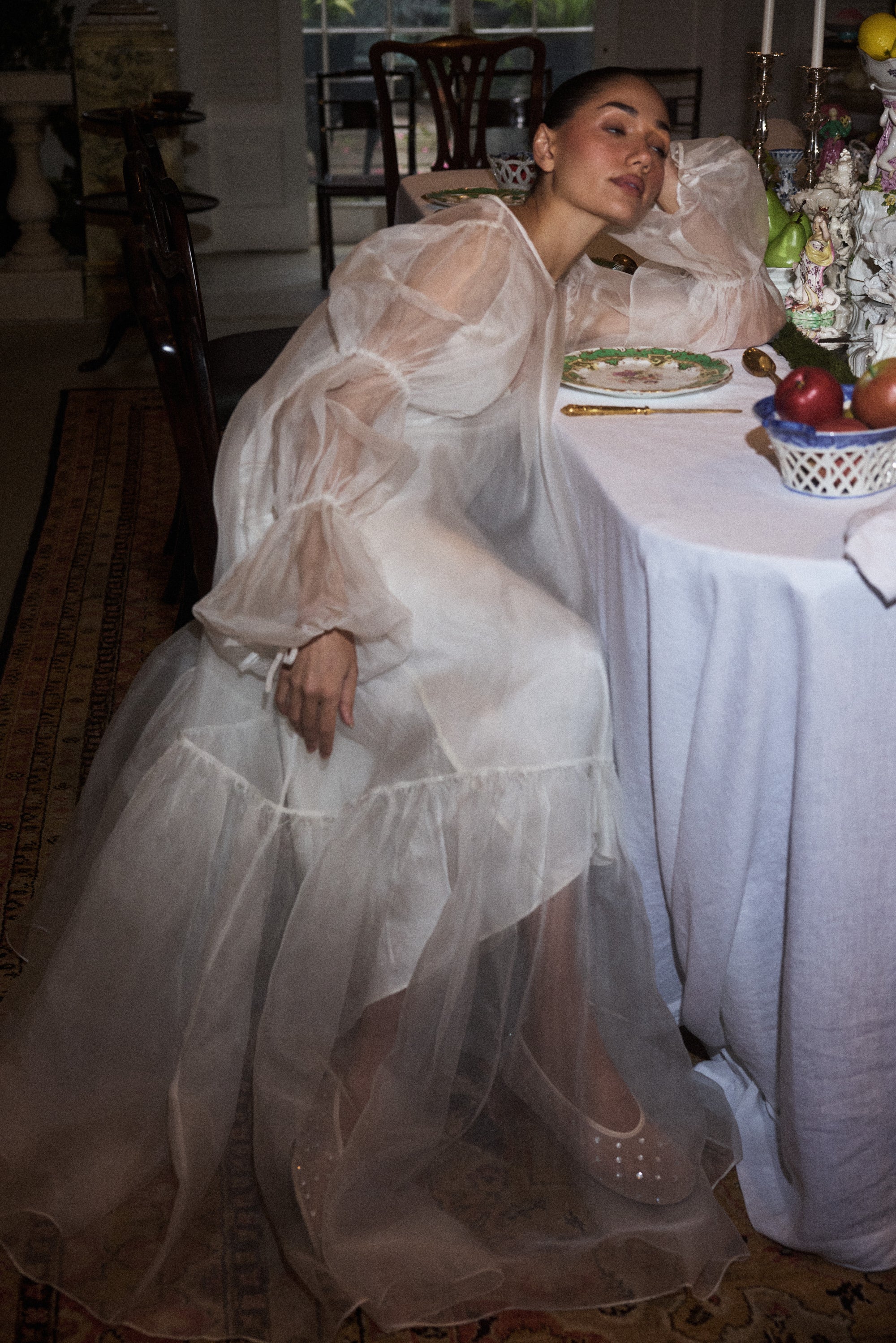 Silk Organza Gown
