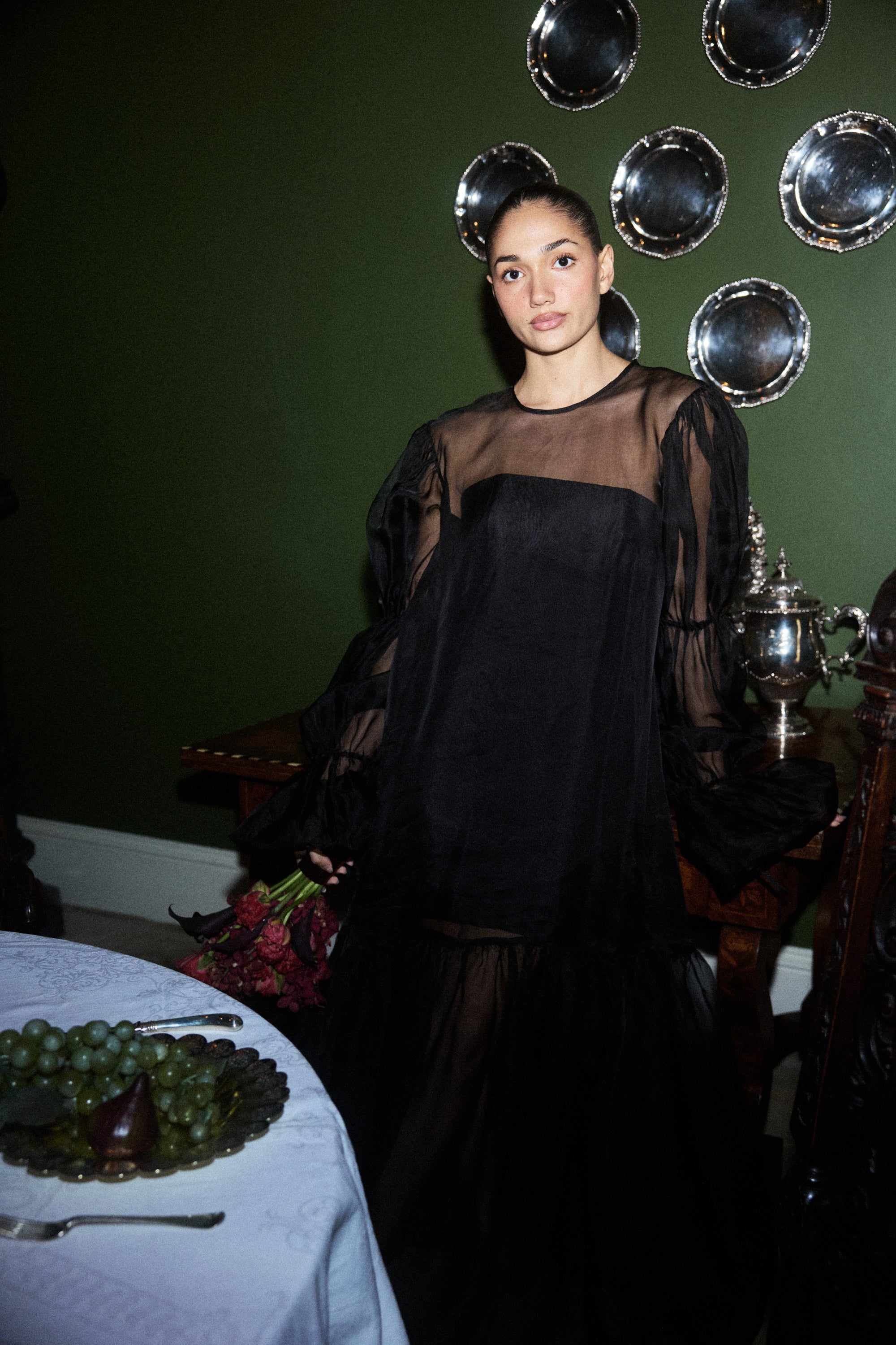 Silk Organza Gown