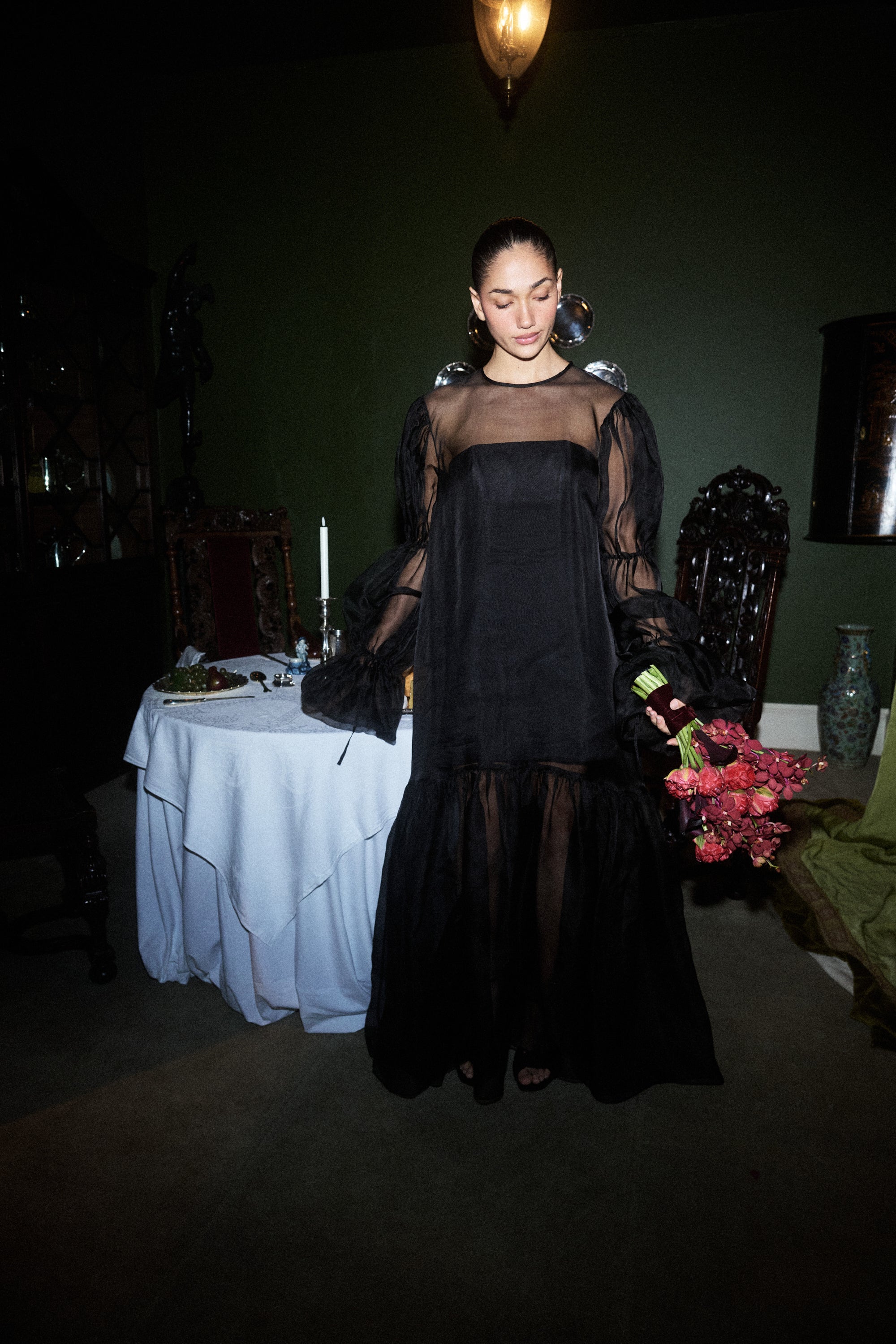 Silk Organza Gown