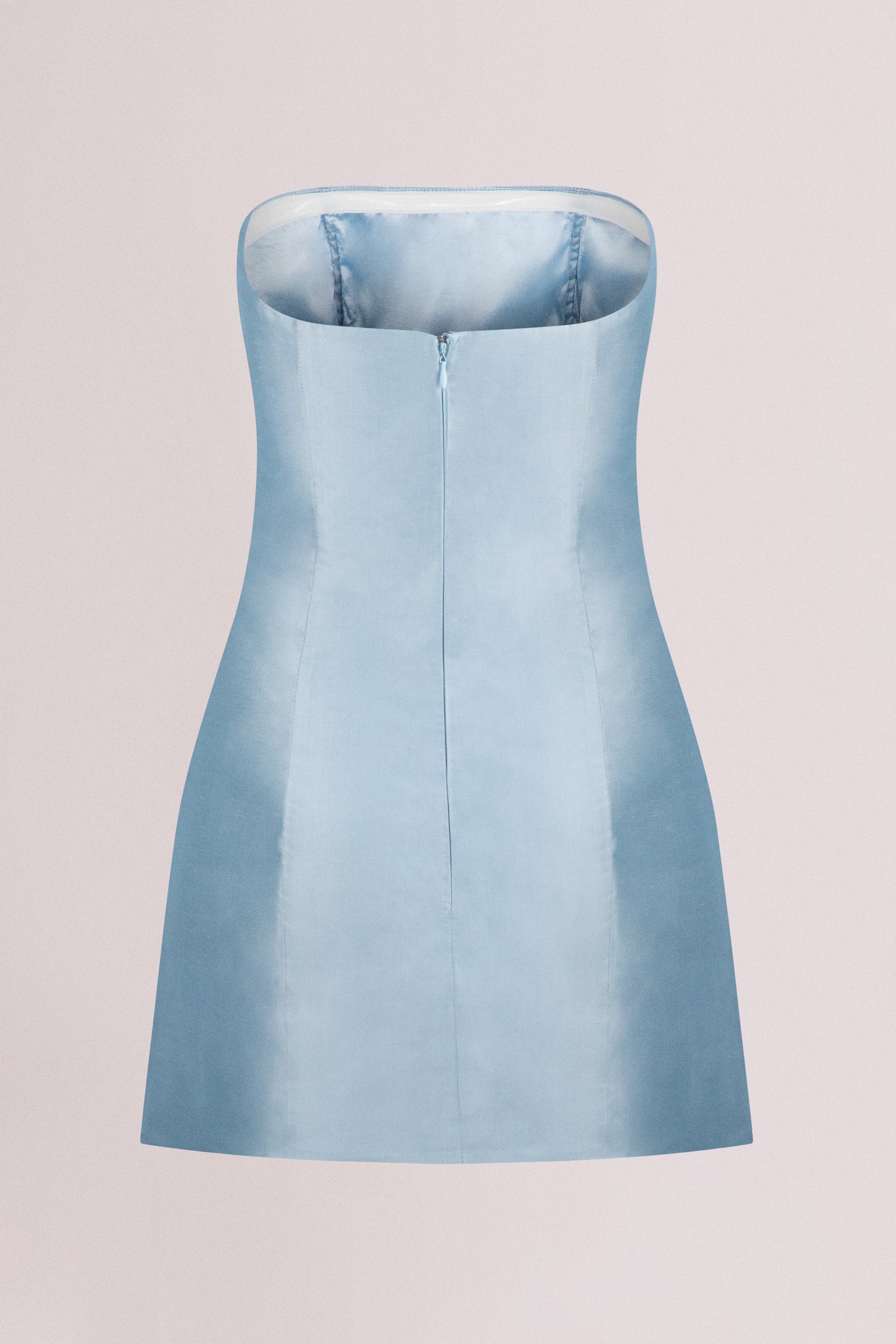 Strapless Silk Mini Dress – Baaby - Main Image