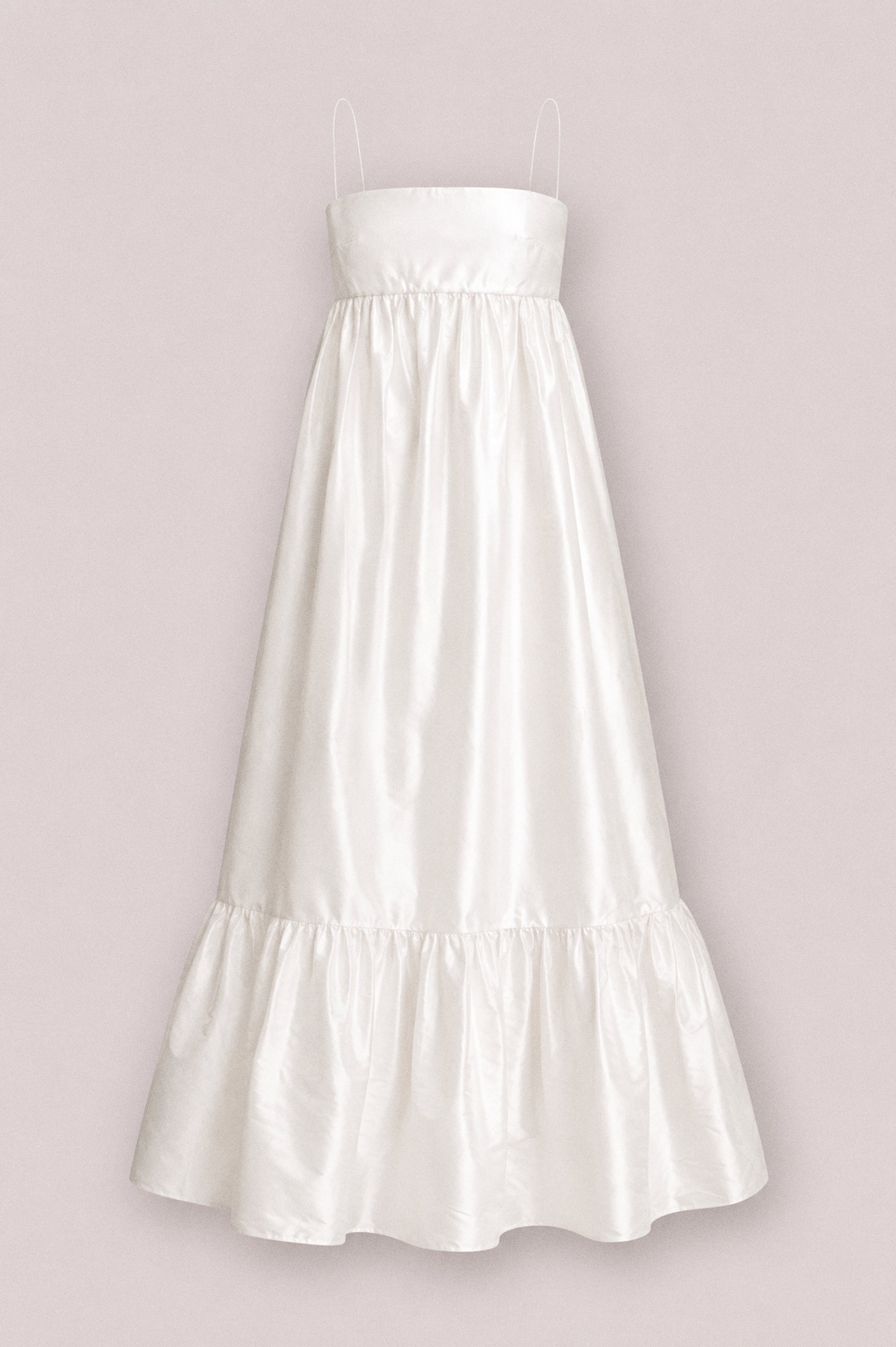Silk Ruffle Gown