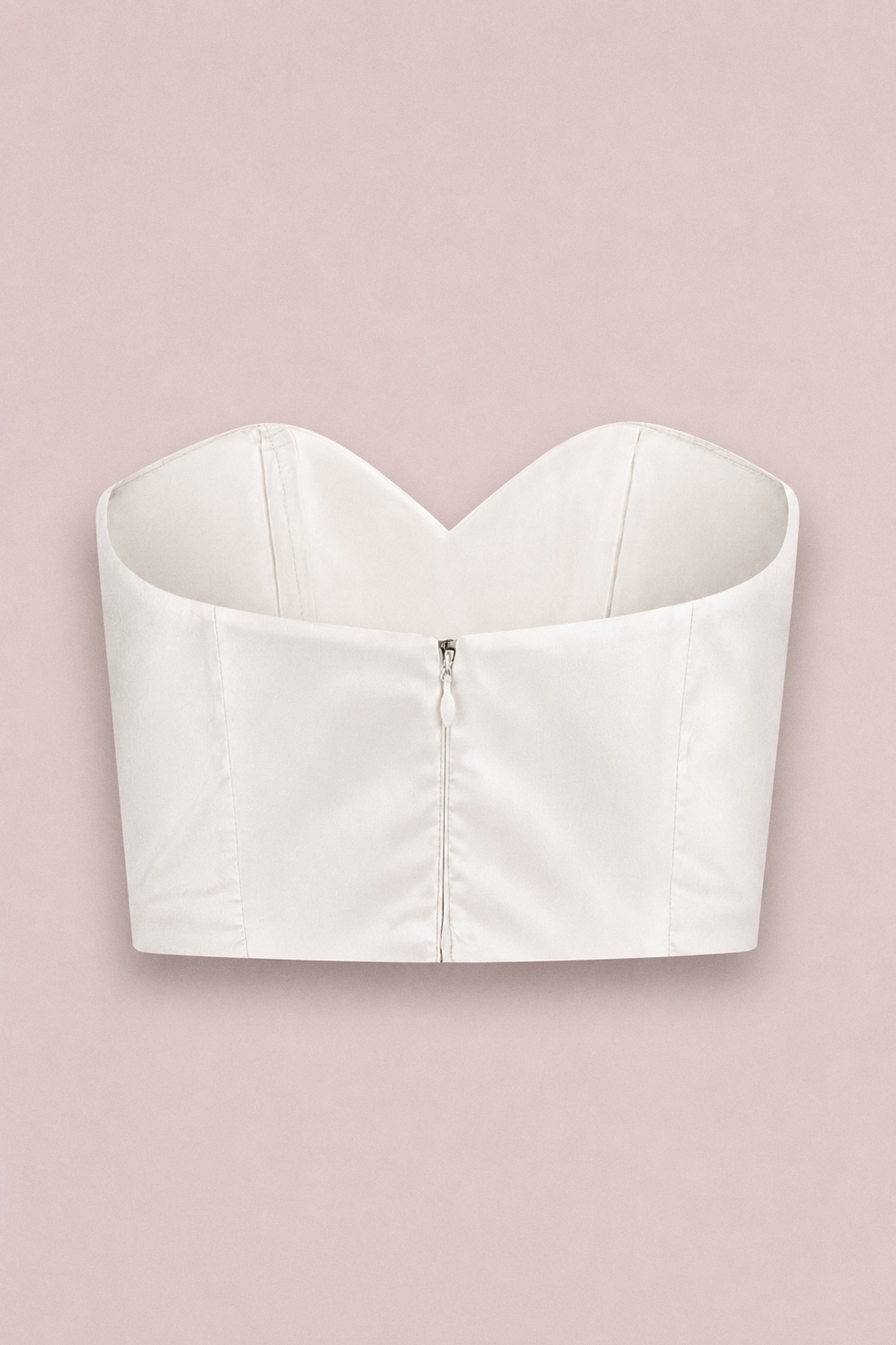 Structured Heart Silk Corset