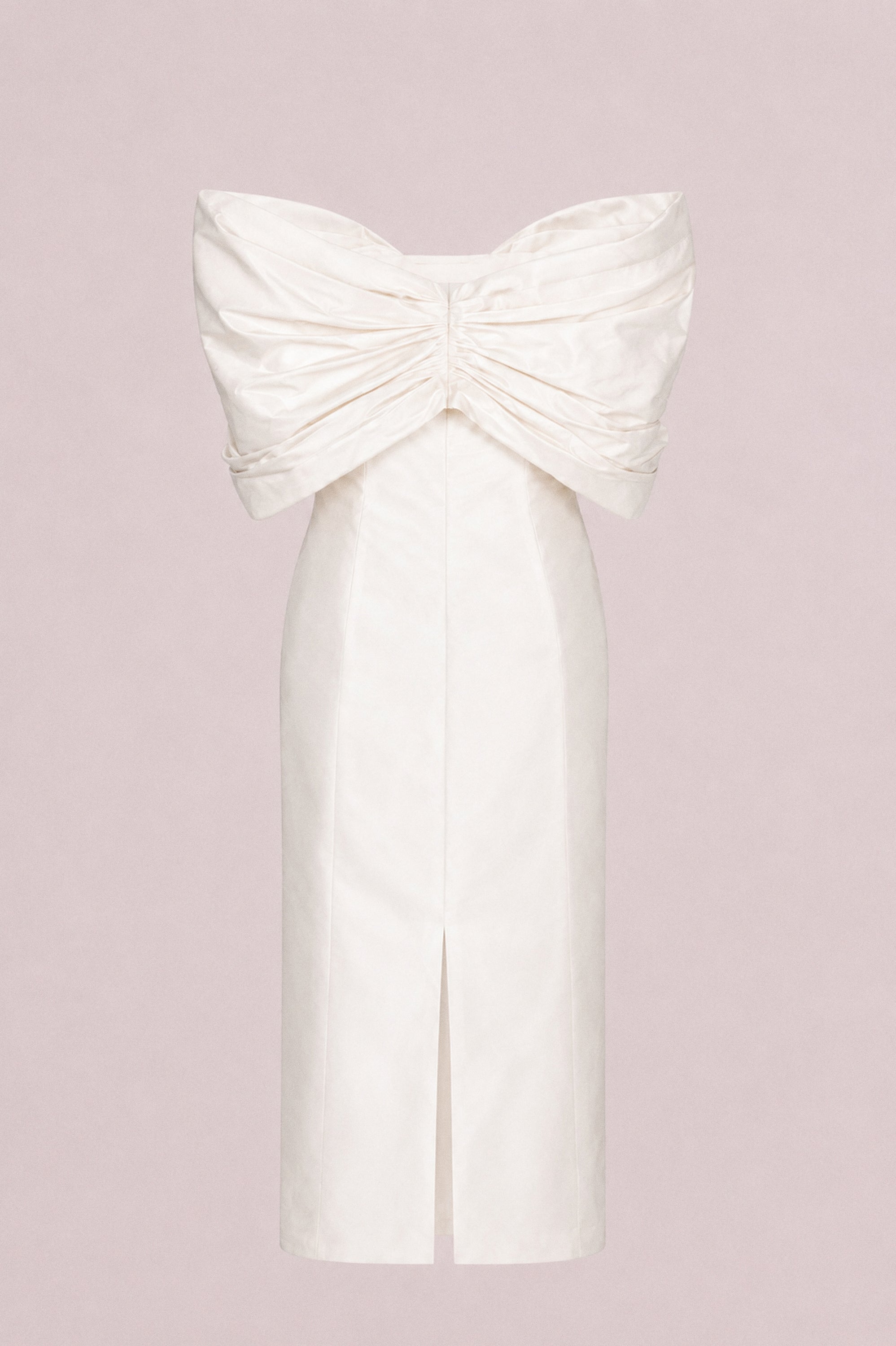 Silk Bow Column Gown
