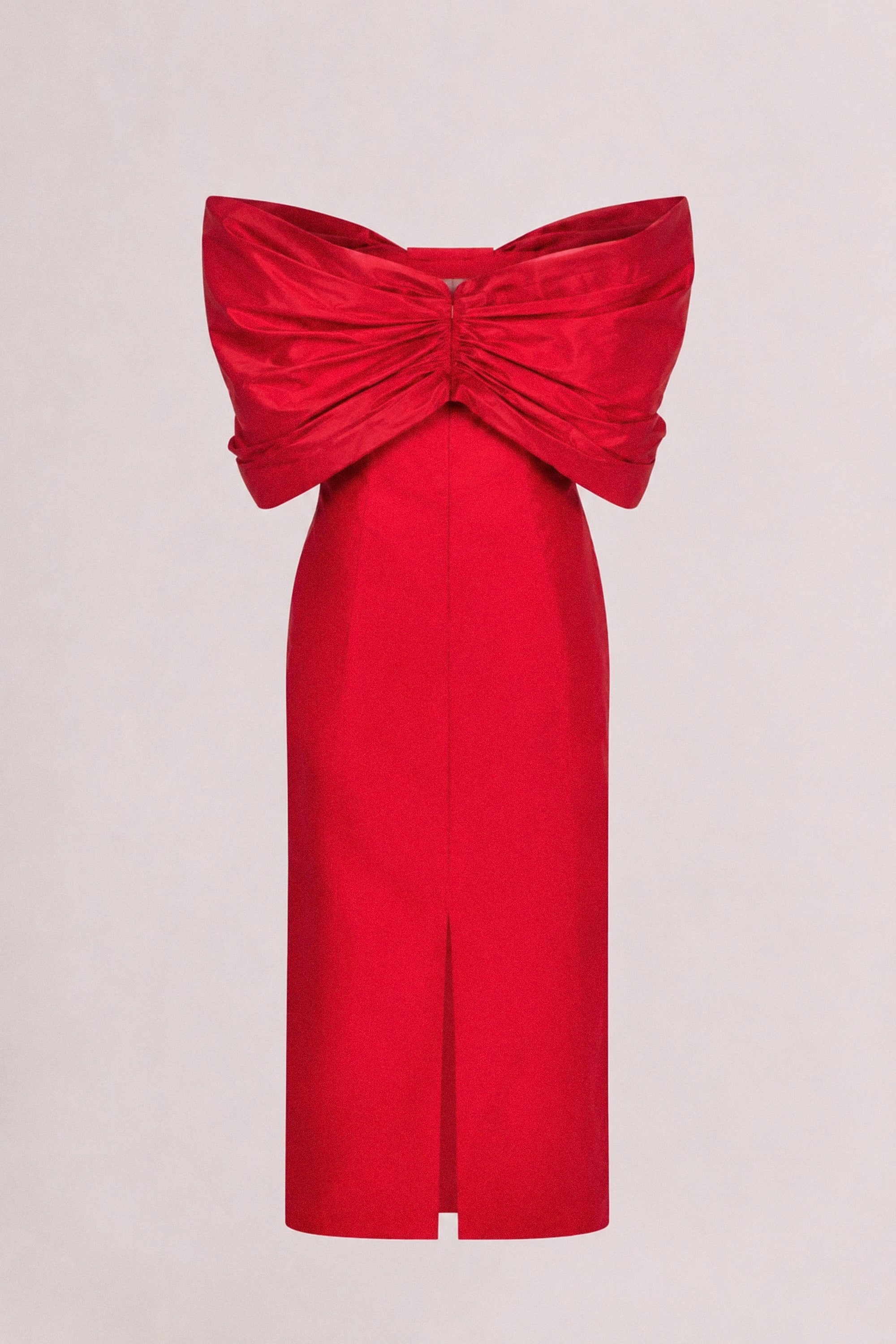 Silk Bow Column Gown