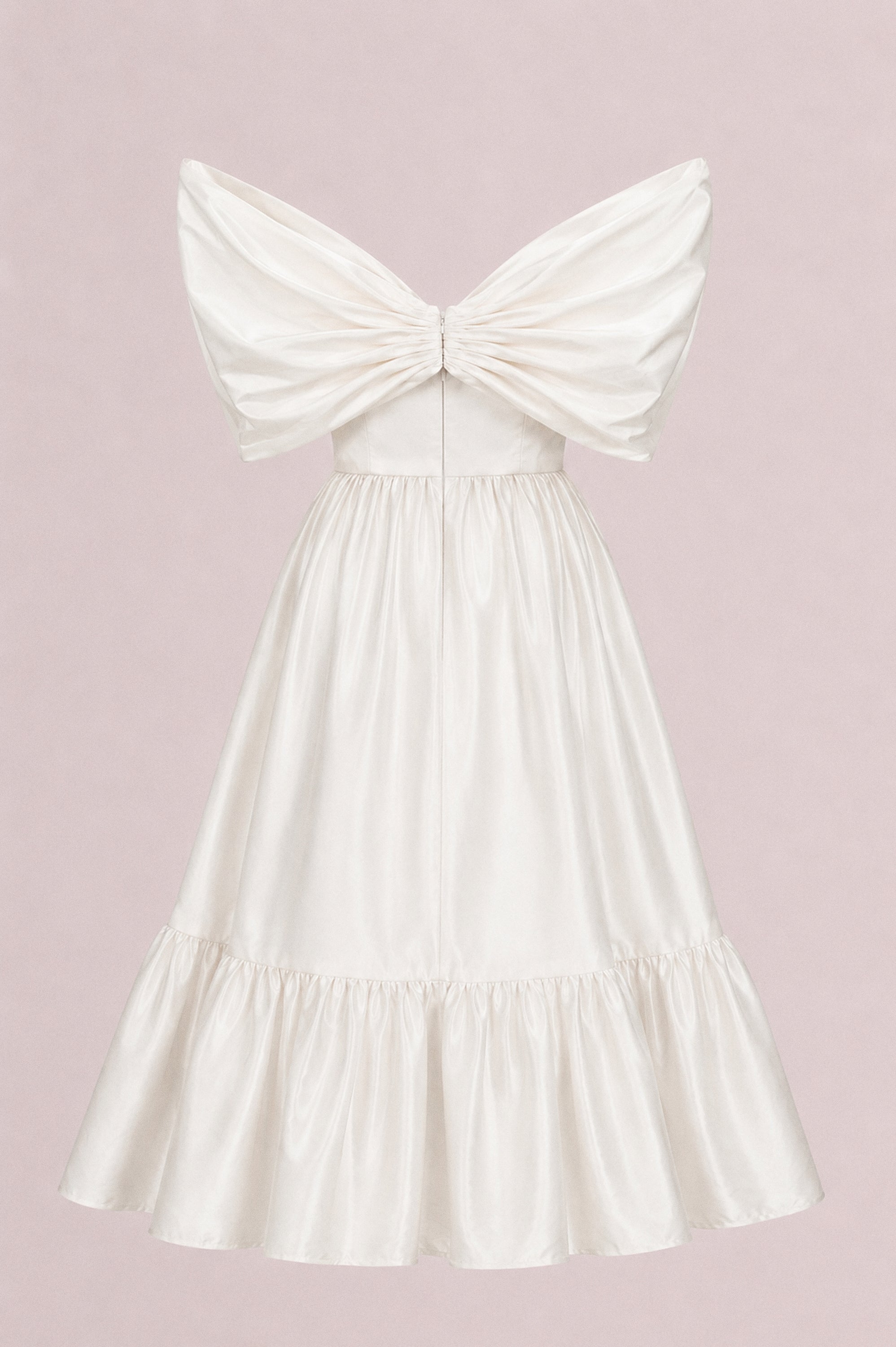 Silk Bow Gown with Bodice