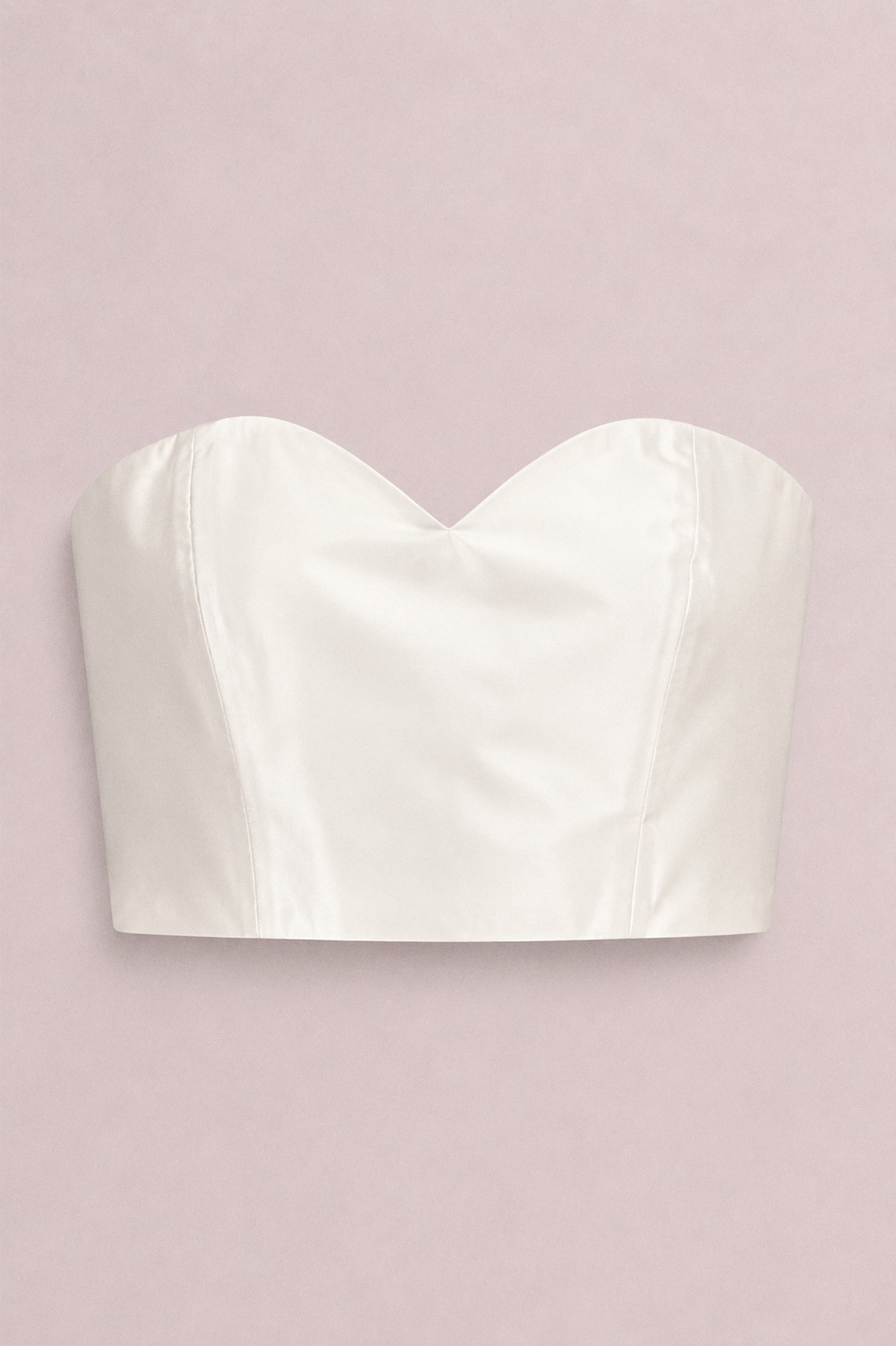 Structured Heart Silk Corset