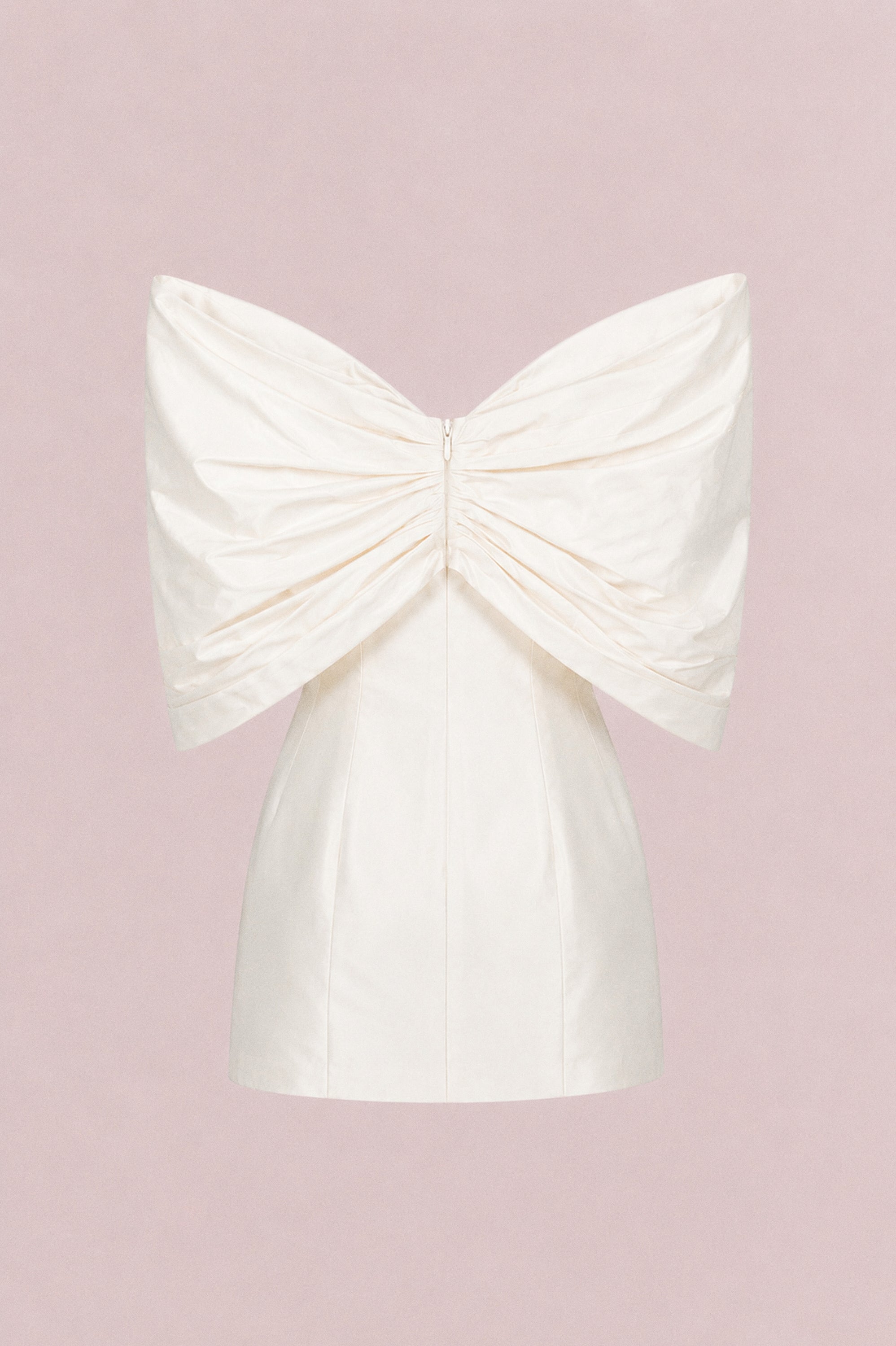 Silk Mini Bow Dress