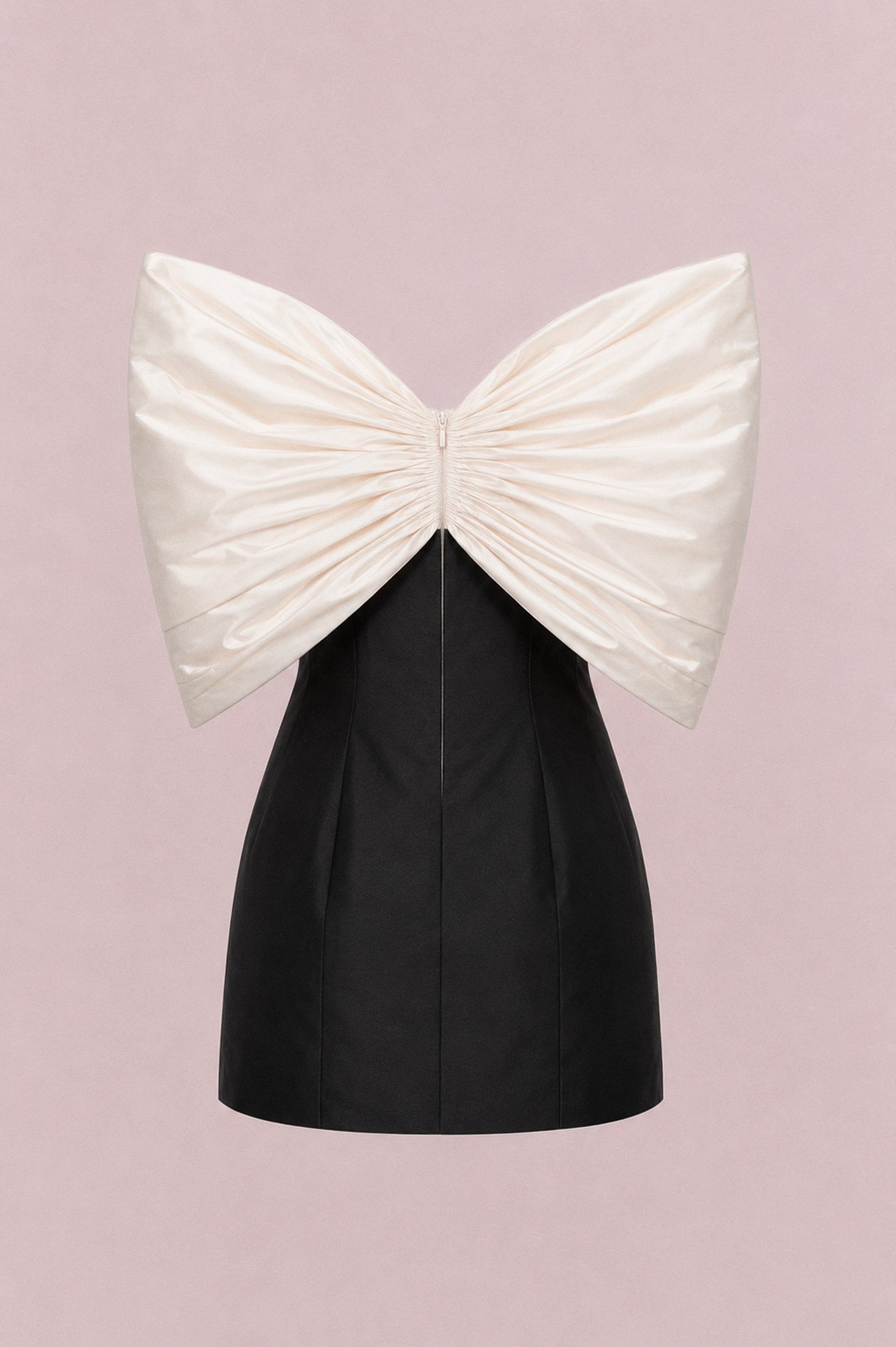 Silk Mini Bow Dress