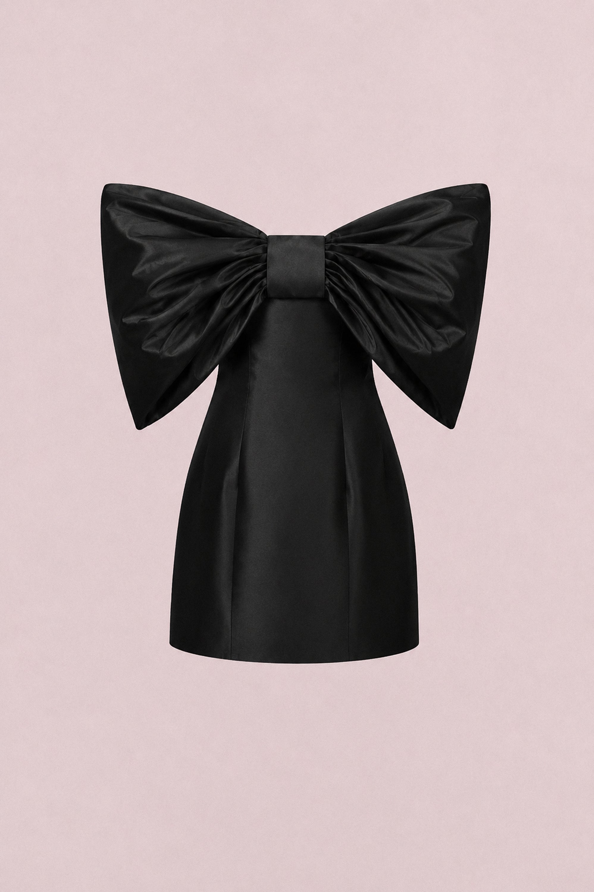 Silk Mini Bow Dress