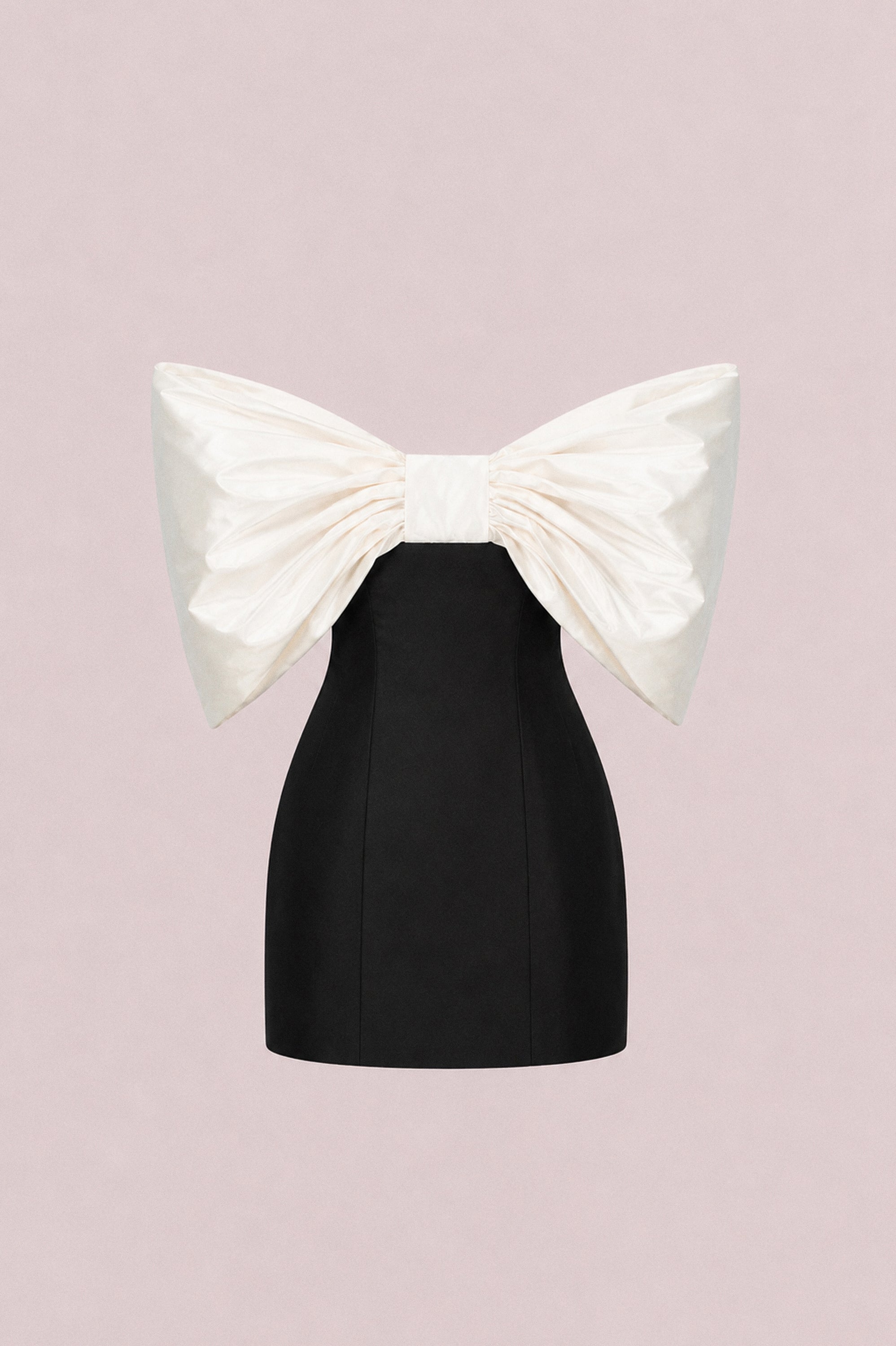 Silk Mini Bow Dress