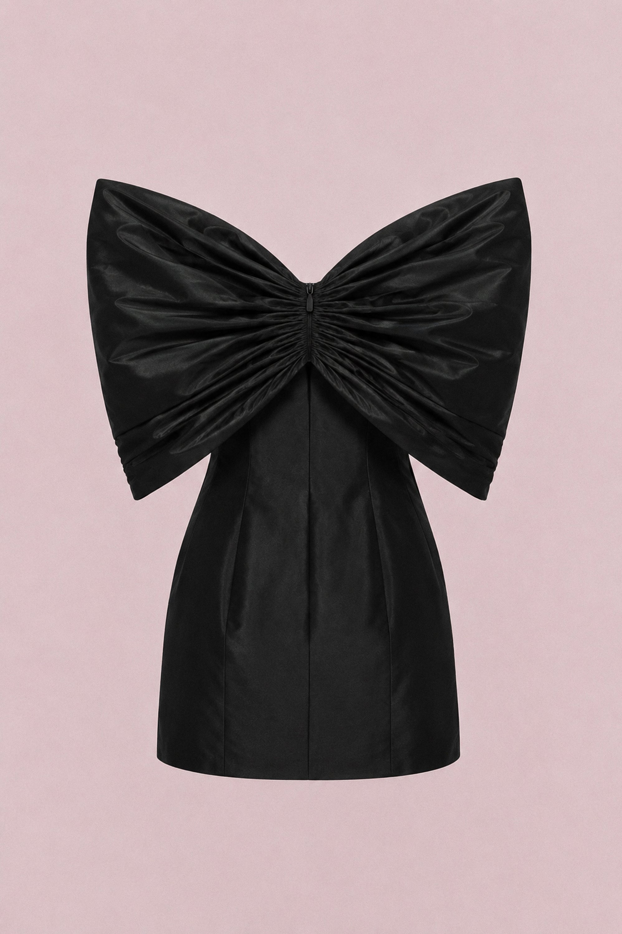 Silk Mini Bow Dress