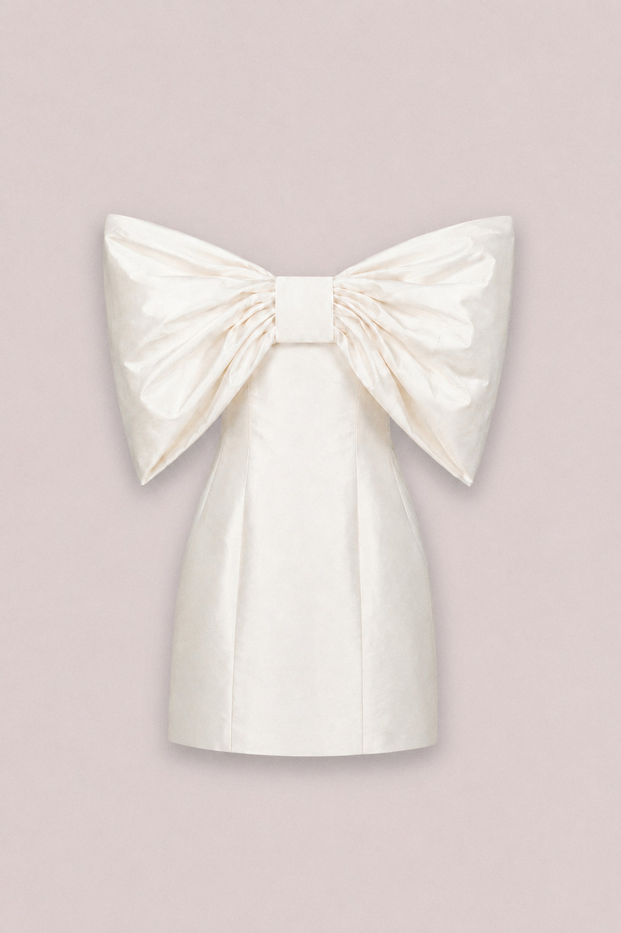 Silk Mini Bow Dress