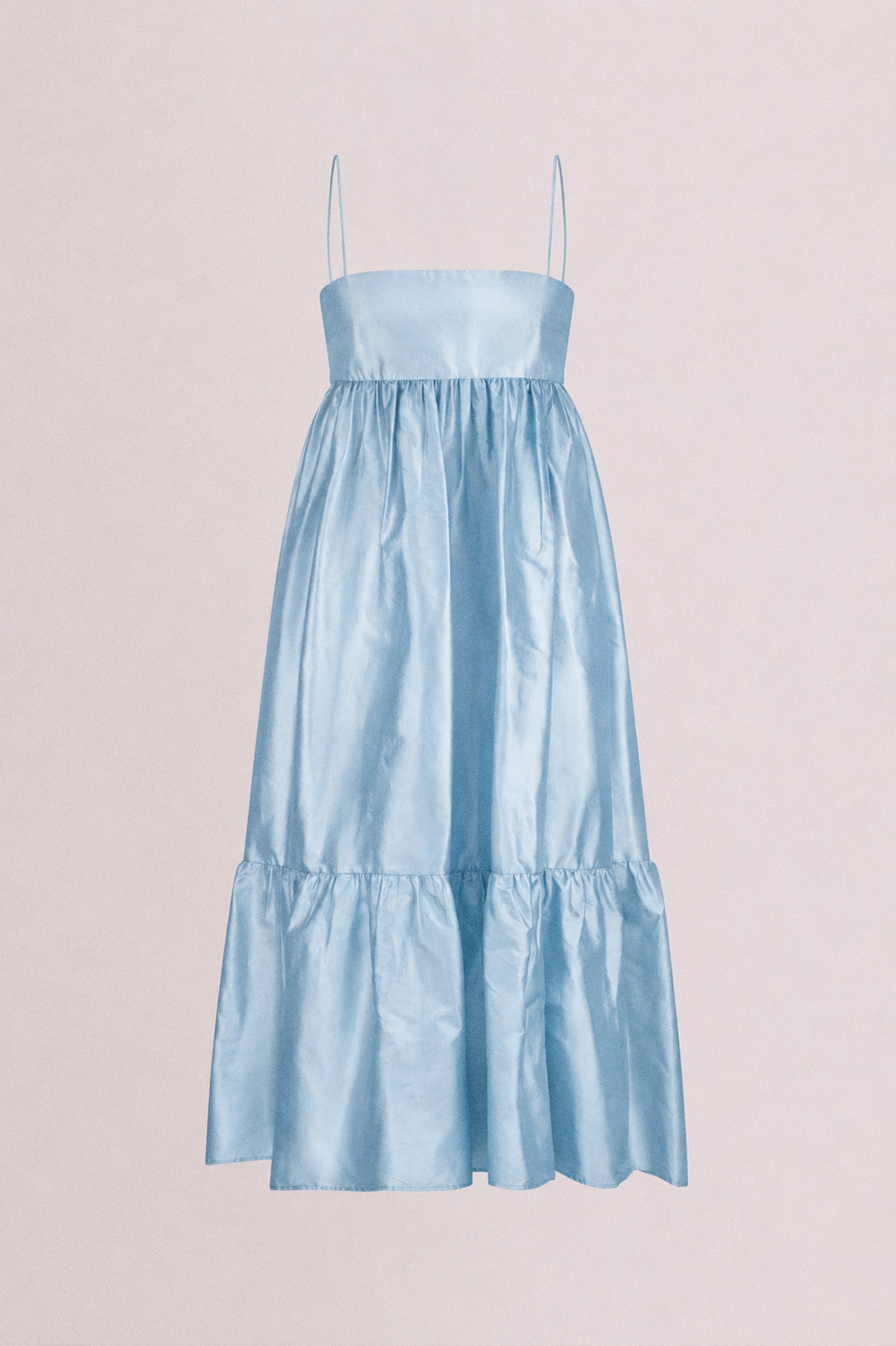 Silk Ruffle Dress
