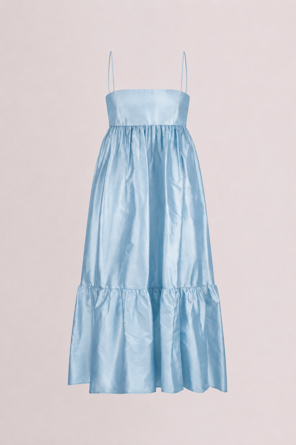 Silk Ruffle Dress