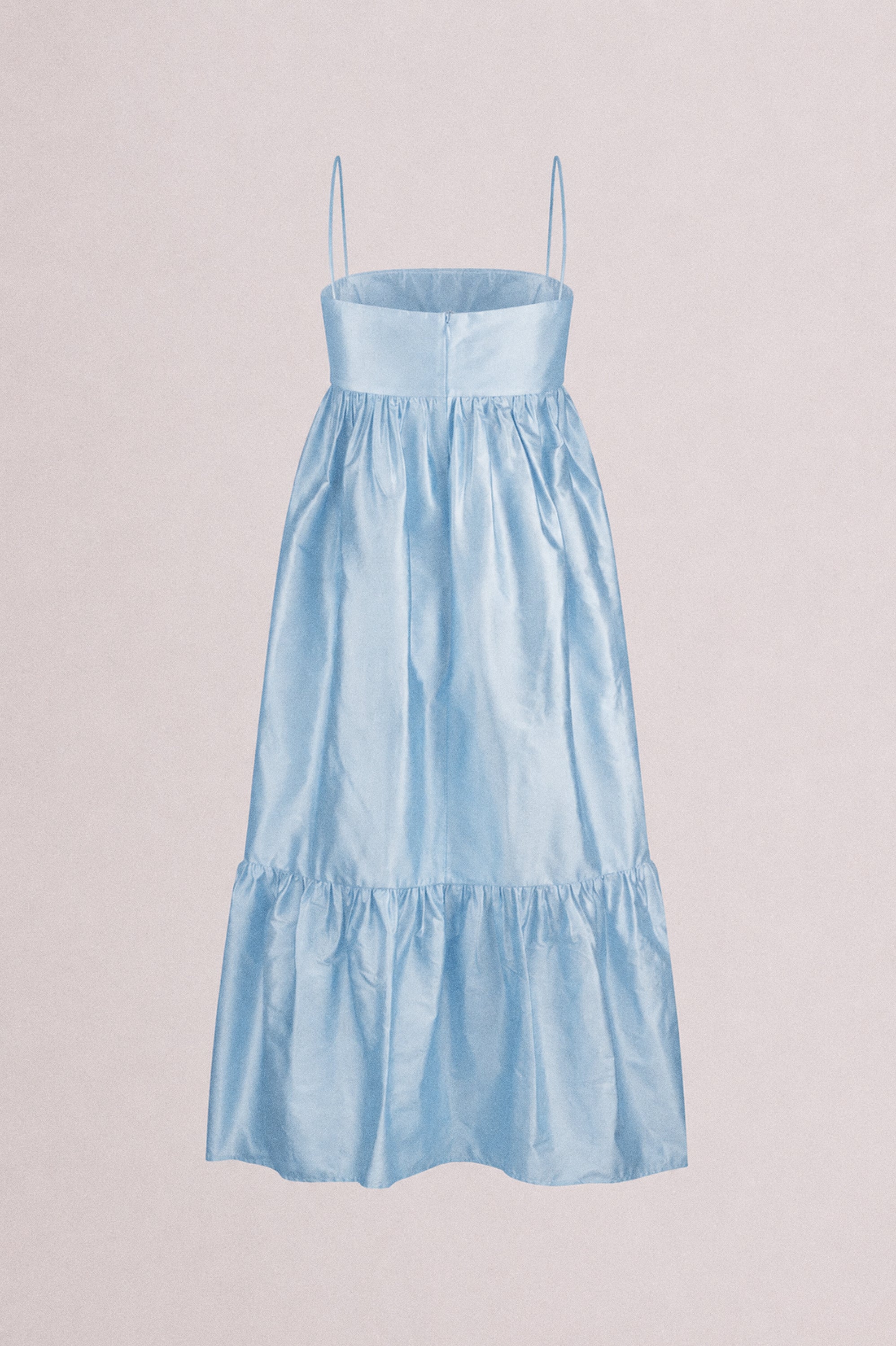 Silk Ruffle Dress