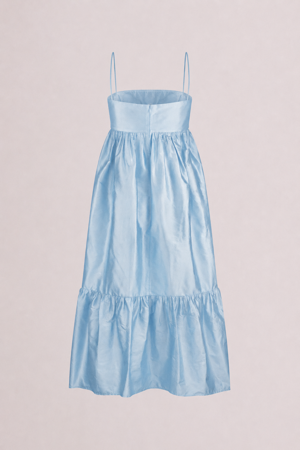 Silk Ruffle Dress