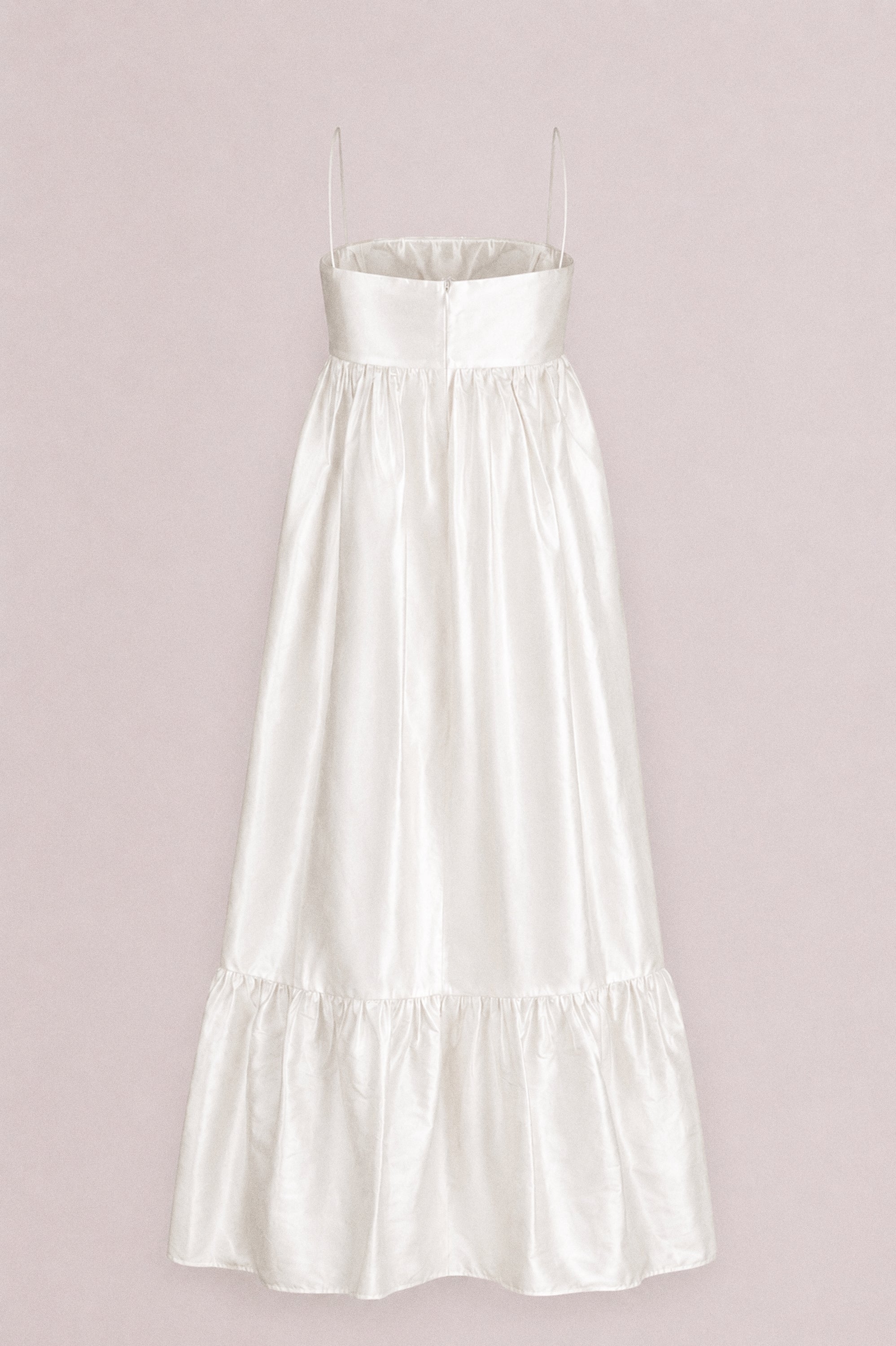 Silk Ruffle Gown