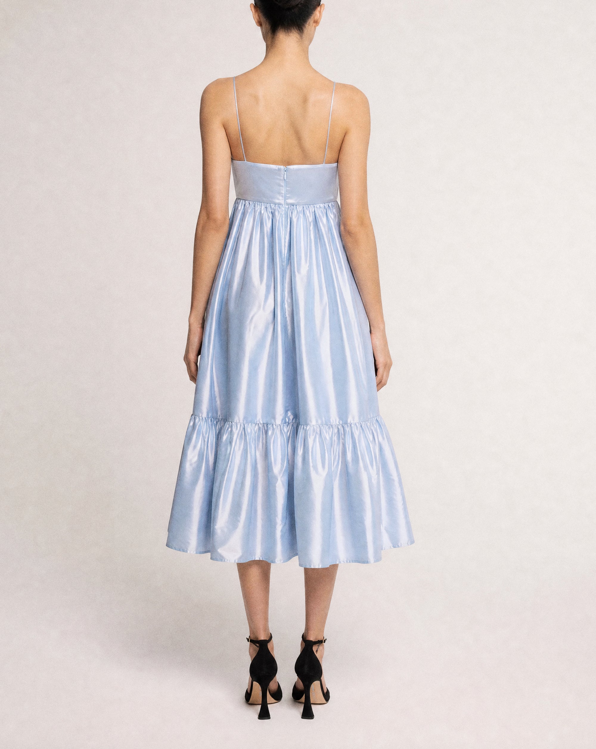 Silk Ruffle Dress