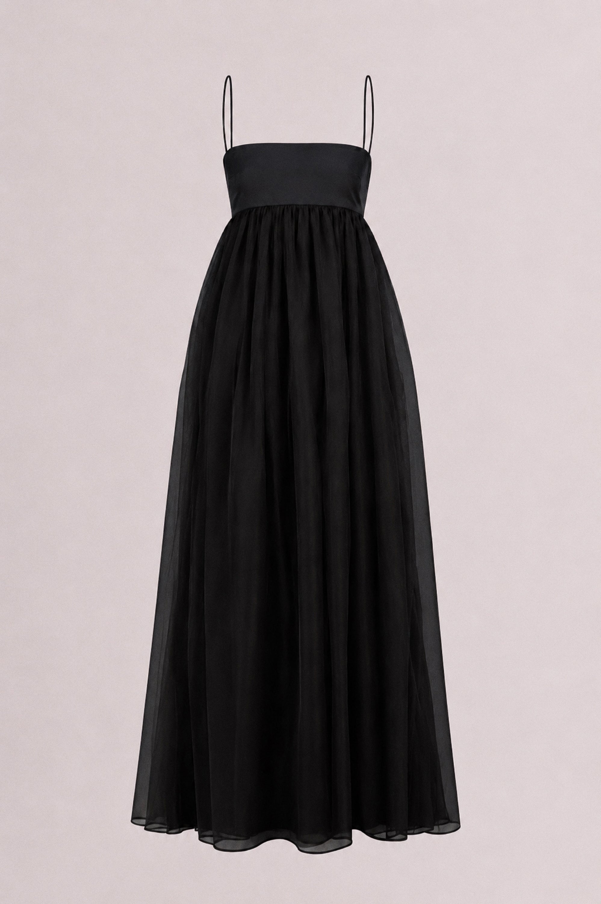 Silk Veil Gown