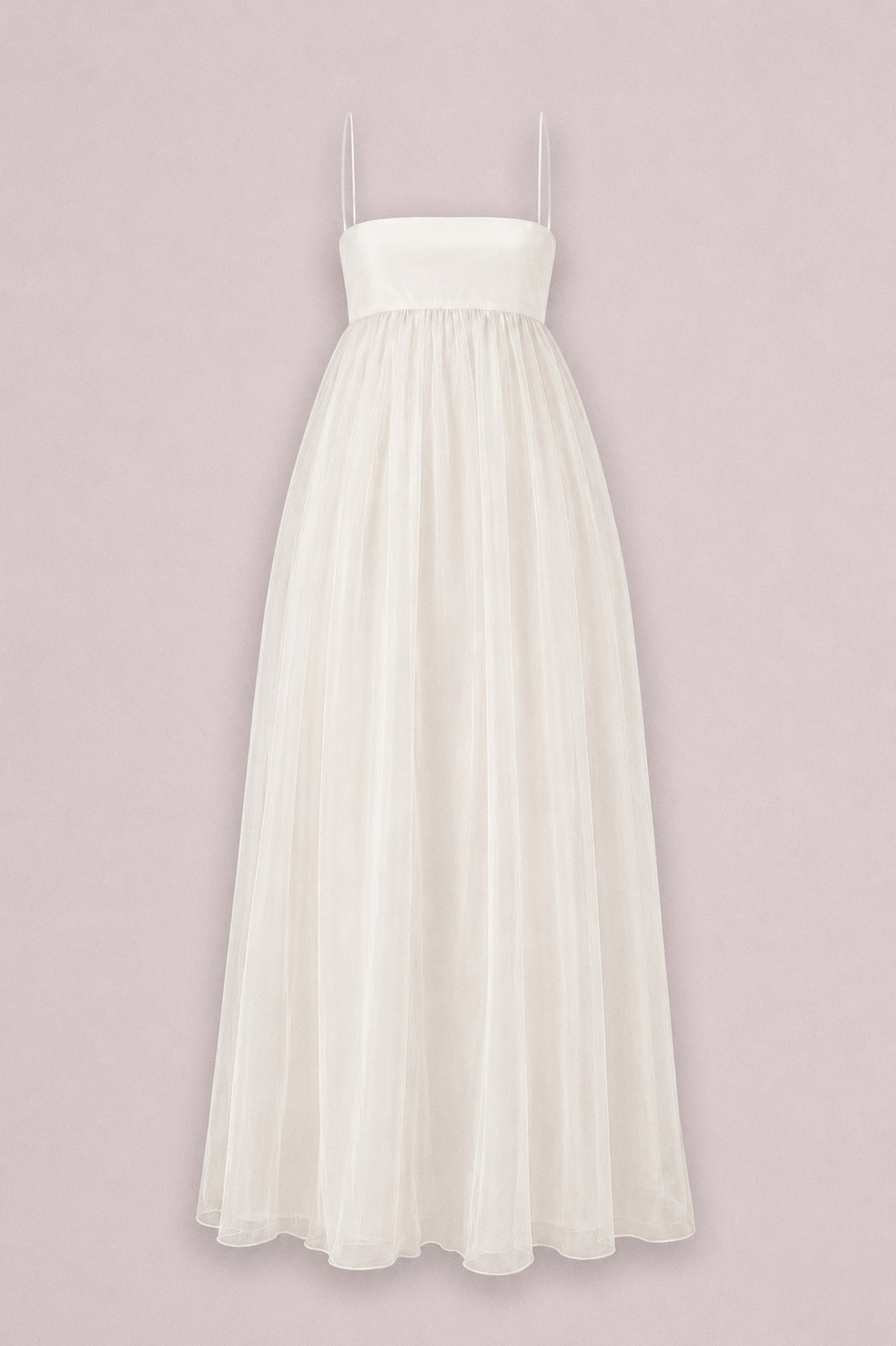 Silk Veil Gown