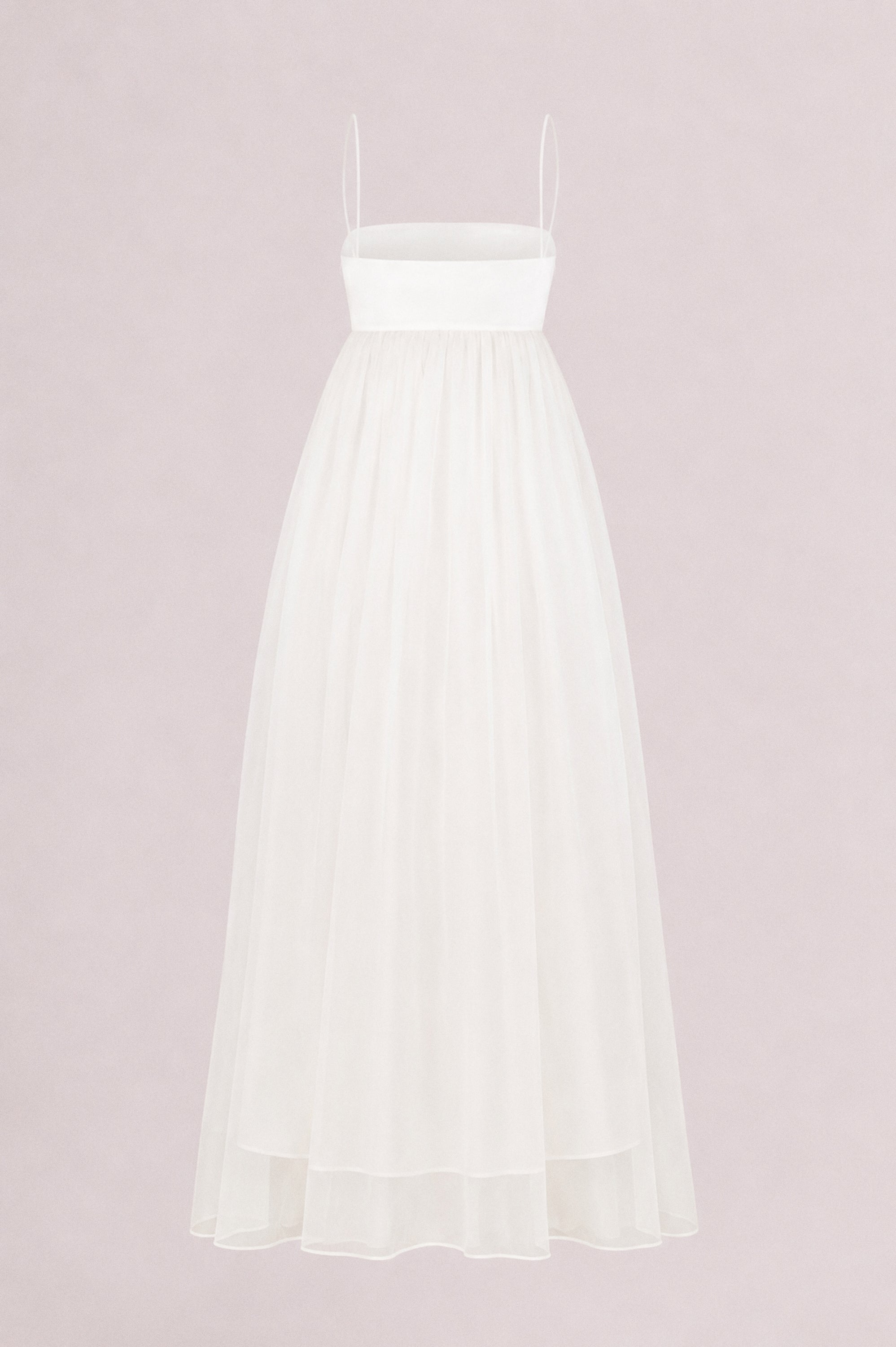 Silk Veil Gown
