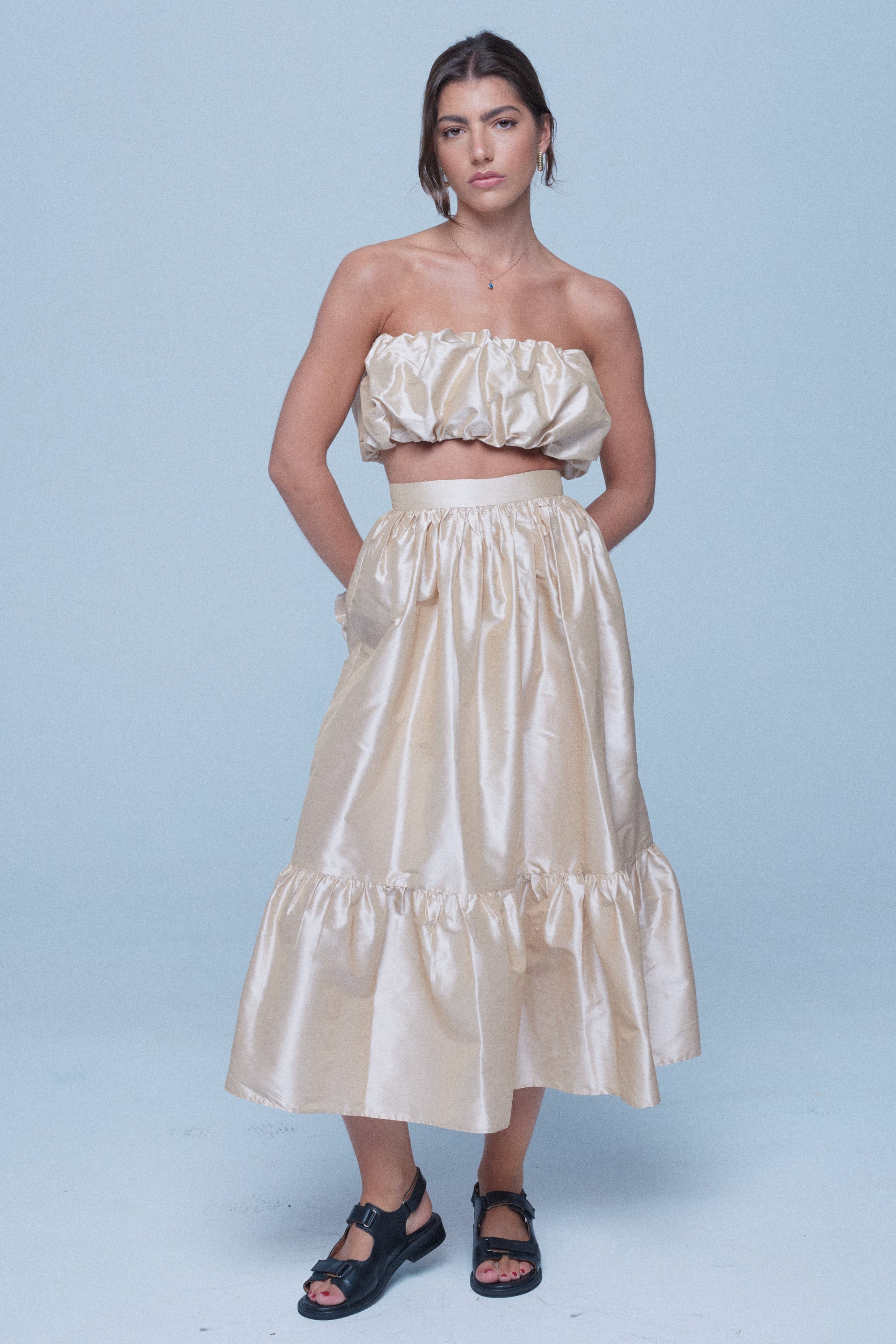 Silk Ruffle Top – Baaby